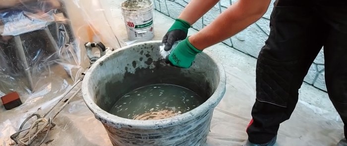Hoe een gehoorzame en duurzame cementmortel te mengen voor het afwerken van een gevel in de herfst-lenteperiode