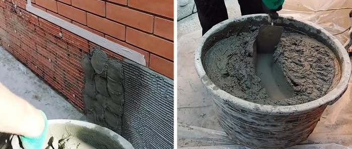 Comment mélanger un mortier de ciment obéissant et durable pour finir une façade en période automne-printemps