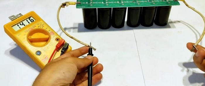 Come realizzare una batteria supercondensatore da 12 V 100 A per qualsiasi carico