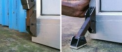 Како направити једноставан граничник за врата од остатака метала