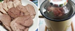 Cómo cocinar carne de cerdo hervida real en un frasco de vidrio.