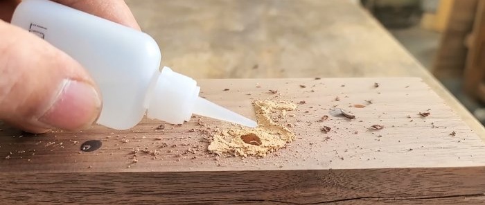 5 astuces pour éliminer les défauts du bois à l'aide de superglue