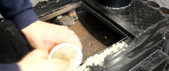 Sådan laver du et komfur med øget effektivitet fra gamle støbejernsbatterier