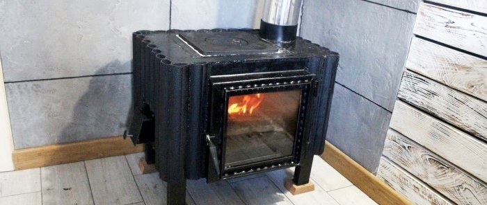 How to make a stove with increased efficiency from old cast iron batteries