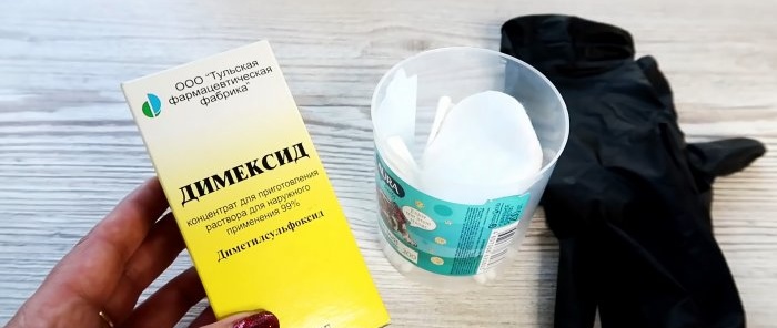 Hur man enkelt tar bort gula fläckar från plast med en billig läkemedelsprodukt
