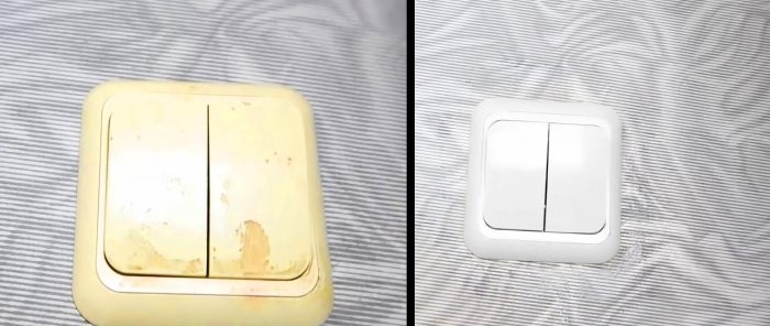 Slik fjerner du enkelt gule flekker fra plast ved hjelp av et billig farmasøytisk produkt