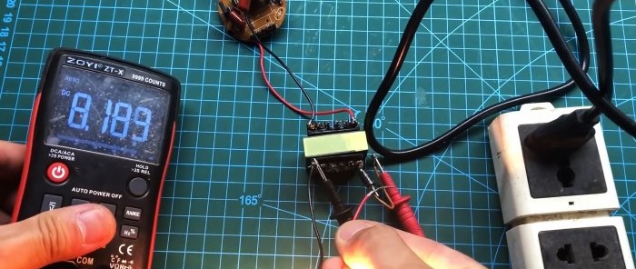 How to convert an energy-saving lamp into a 12 V power supply