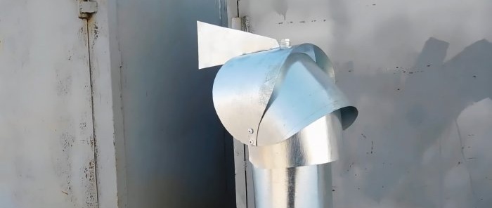 Ako vyrobiť veternú lopatku pre komín vlastnými rukami