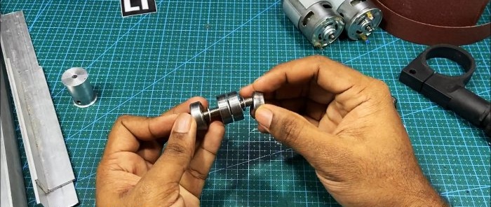 Kā izveidot kompaktu rokas dzirnaviņas, izmantojot 775 līdzstrāvas motoru