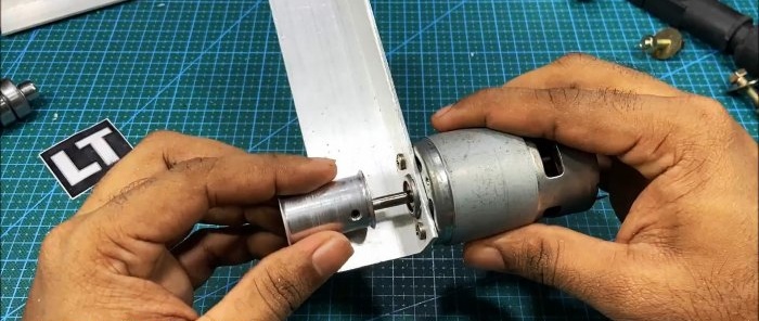 Cum să faci o slefuitoare de mână compactă folosind un motor 775 DC