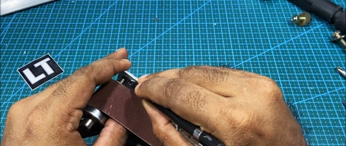 Hur man gör en kompakt handslipmaskin med en 775 DC-motor