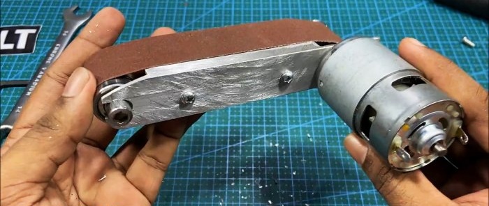 Hur man gör en kompakt handslipmaskin med en 775 DC-motor