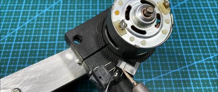 Hur man gör en kompakt handslipmaskin med en 775 DC-motor