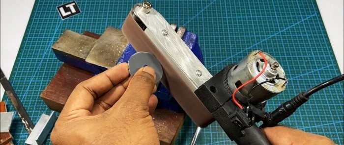 Cómo hacer una amoladora manual compacta con un motor de CC 775