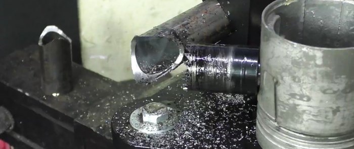 איך להכין מכשיר לחיתוך אוכפי צינור ממכוניות זבל