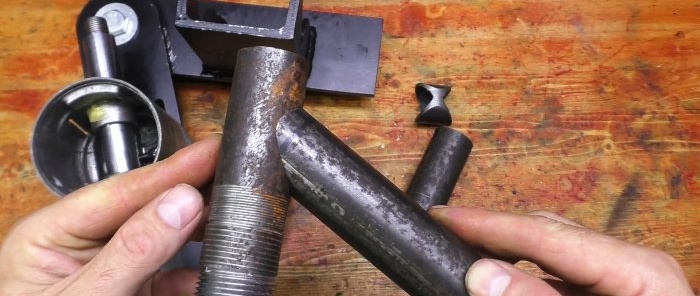 Jak zrobić urządzenie do obcinania siodeł rurowych ze złomowanych samochodów