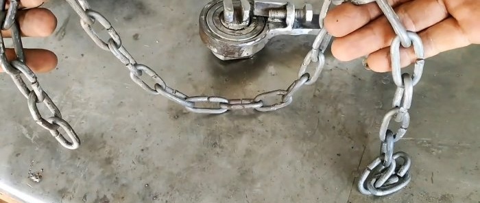 Kako napraviti držač za jednostavnu i brzu izradu lanca