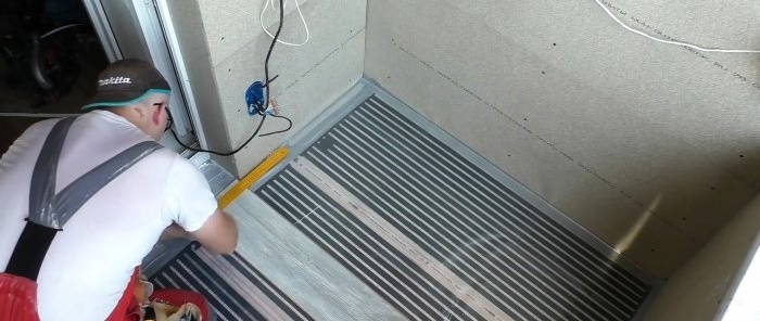 Hur man gör ett uppvärmt golv snabbt och billigt på 1 dag utan att blanda lösningen