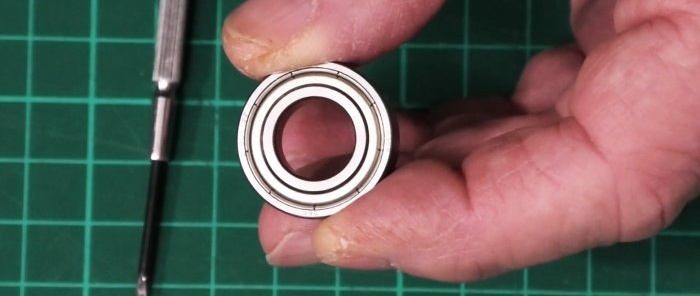 How to grease a sealed bearing without disassembly