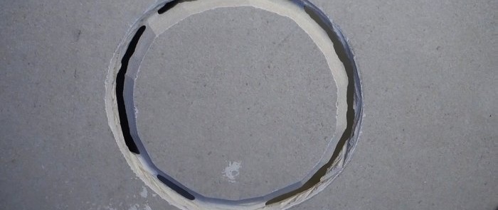Cómo cortar un agujero grande y uniforme en baldosas de cerámica con una amoladora