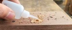 5 mẹo vặt giúp loại bỏ khuyết điểm của gỗ bằng keo siêu dính