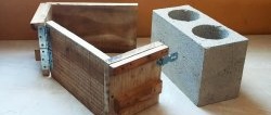 How to make a folding mold out of wood for making blocks