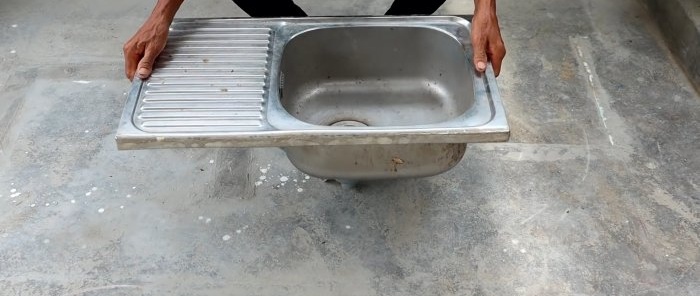 Comment fabriquer à moindre coût un four extérieur à partir d'un vieil évier