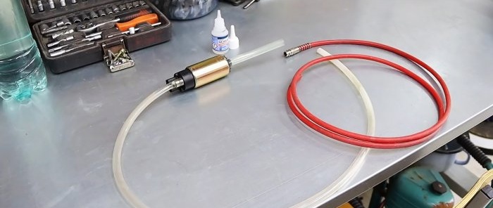 Kako napraviti univerzalni pumpni uređaj od stare pumpe za gorivo