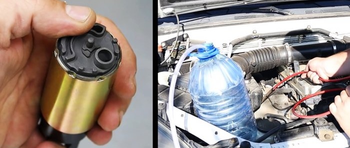 Cómo hacer un dispositivo de bombeo universal a partir de una bomba de combustible vieja