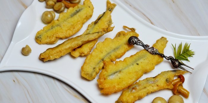 Come cucinare il capelin in pastella di tempura