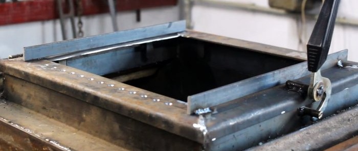 Cara membuat dapur dari bateri besi tuang dengan keluaran haba yang tinggi