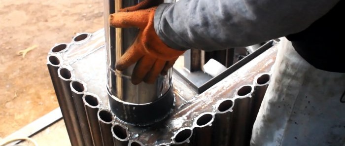 Πώς να φτιάξετε μια σόμπα από μια μπαταρία από χυτοσίδηρο με υψηλή απόδοση θερμότητας