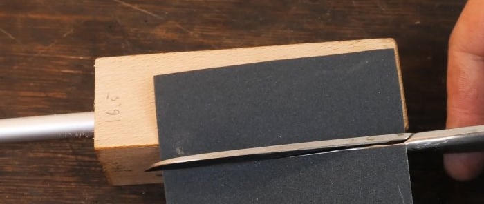 How to make a simple knife sharpener from available materials