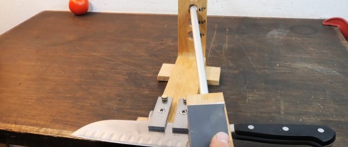 How to make a simple knife sharpener from available materials