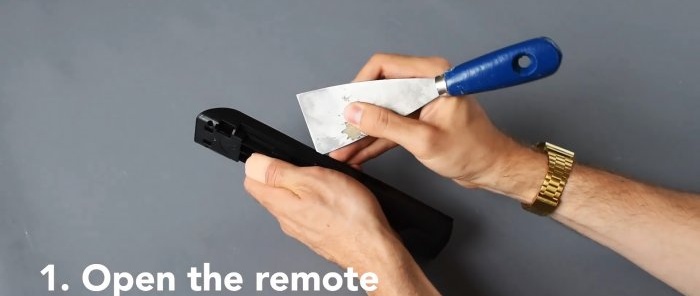 How to restore the operation of the remote control buttons without a collective farm