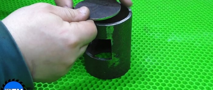 DIY mini potbelly komfyr for et krus