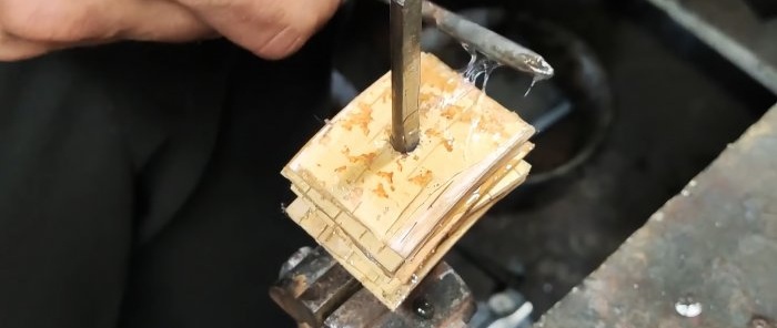 Pemegang pisau kulit kayu birch DIY