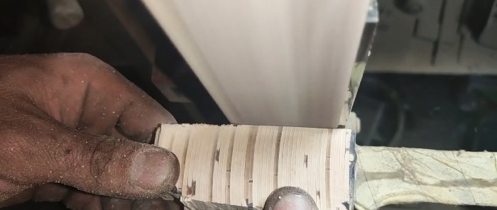 DIY birkebark knivhåndtag