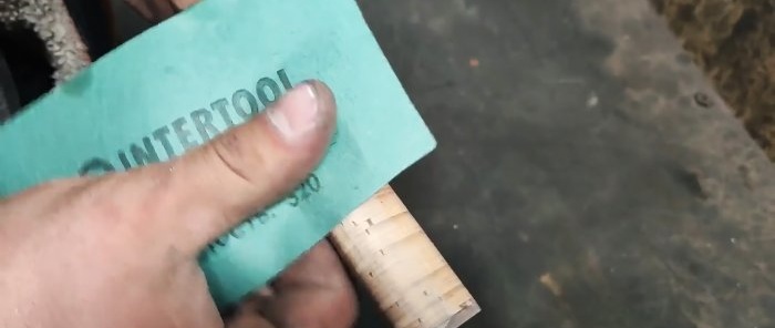 DIY nyírfa kéreg kés nyél
