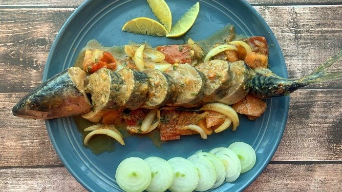 Makreel in een geurige marinade - een uitstekende snack in 2 uur