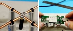Do-it-yourself long-range na Wi-Fi antenna para sa isang Chinese adapter
