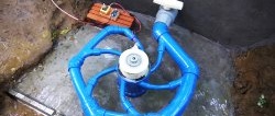 Hogyan készítsünk egy mini vízerőművet egy nagy hatásfokú patakon, amely nem igényel nagy nyomást