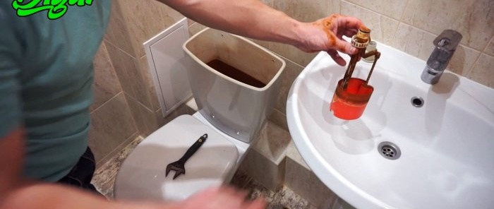 Tangki tandas tidak diisi dengan air, bagaimana untuk menyelesaikan masalah