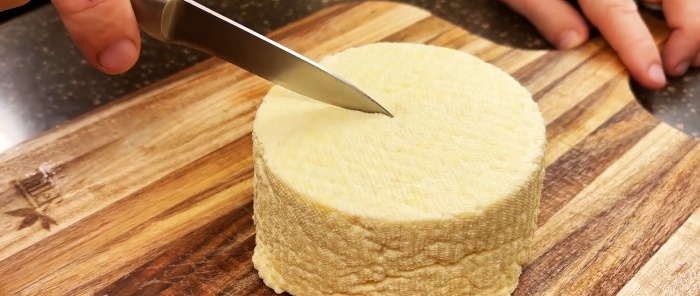 Naminis sūris iš 3 ingredientų Pusė dienos ir sūris paruoštas