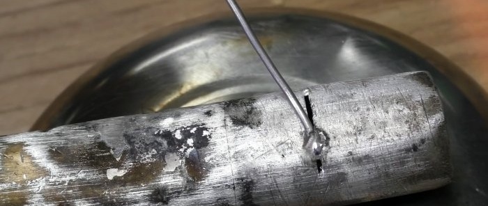 Елементарен метод за запояване на алуминий с газова горелка