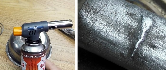 Eine einfache Methode zum Löten von Aluminium mit einem Gasbrenner