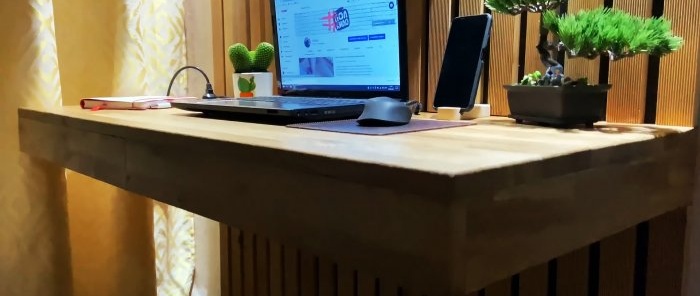 Paano gumawa ng lumulutang na computer desk