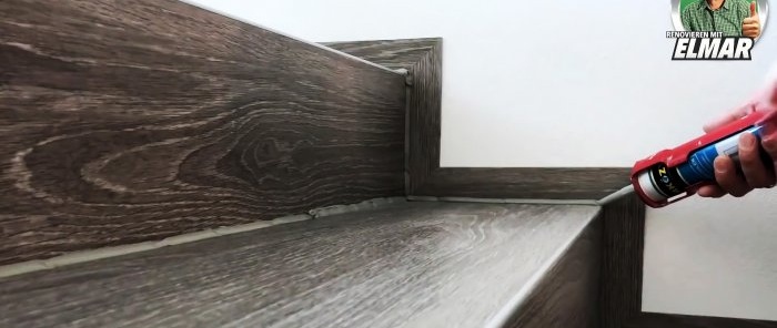 Kako lijepo ukrasiti drveno stubište vinilnim pločicama