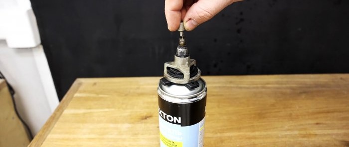 Kaip pasidaryti adapterį putplasčio valiklio cilindrų papildymui