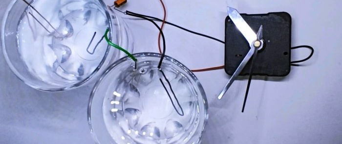 Ako vyrobiť hodinkovú batériu na vode